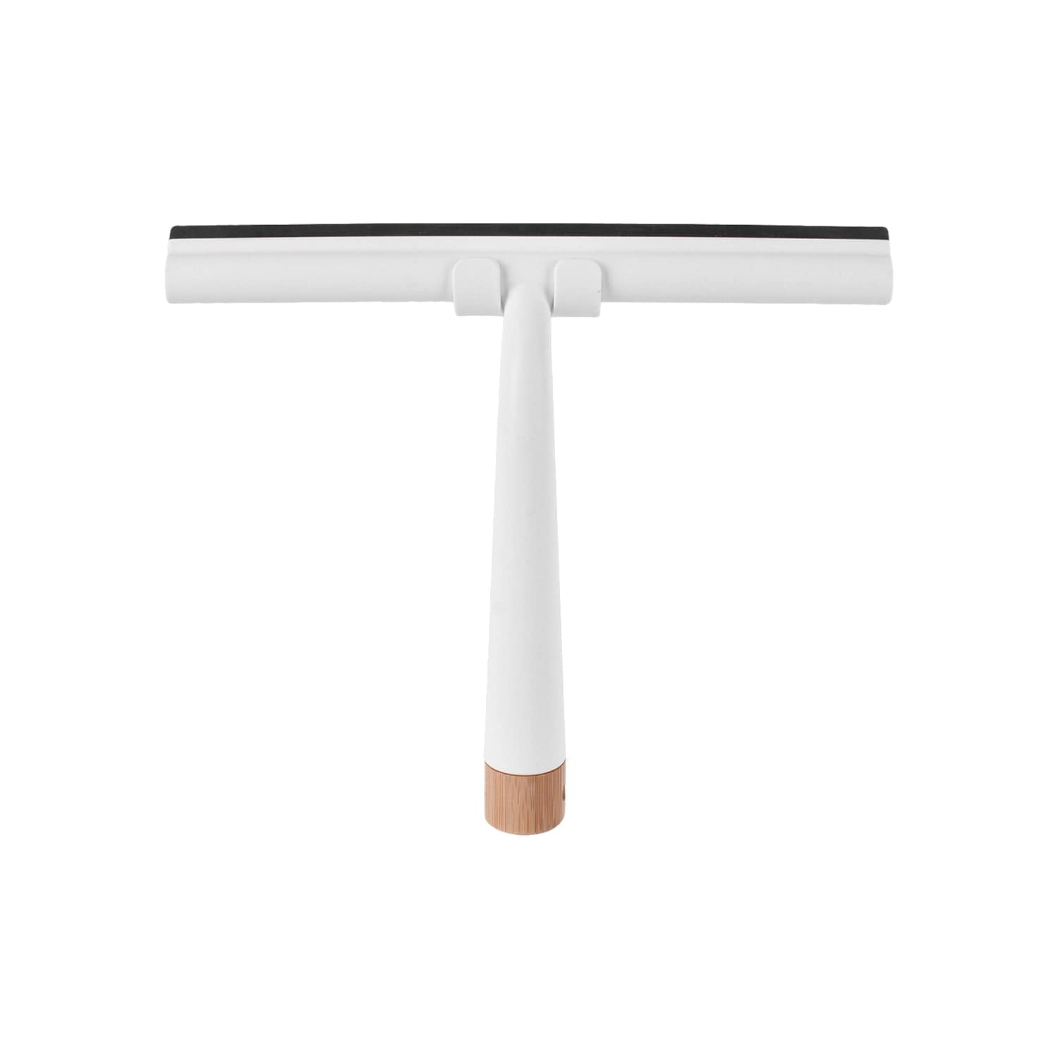 Clevinger Bamboo Base Shower Squeegee with Holder, 25 x 22 x 4cm, Streak-Free Finish - SuperSaverAU - view 2