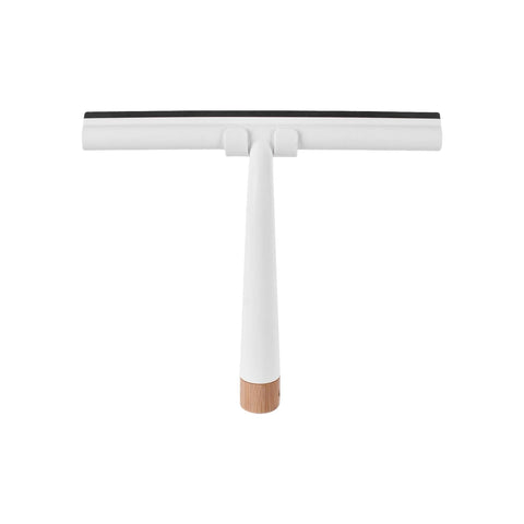 Clevinger Bamboo Base Shower Squeegee with Holder, 25 x 22 x 4cm, Streak-Free Finish - SuperSaverAU - view 2