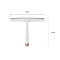 Clevinger Bamboo Base Shower Squeegee with Holder, 25 x 22 x 4cm, Streak-Free Finish - SuperSaverAU - view 3