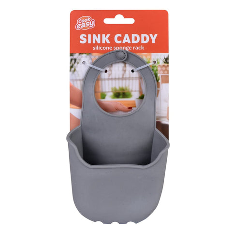 Premium Silicone Sink Caddy Sponge Rack – 2 Pack with Adjustable Hooks