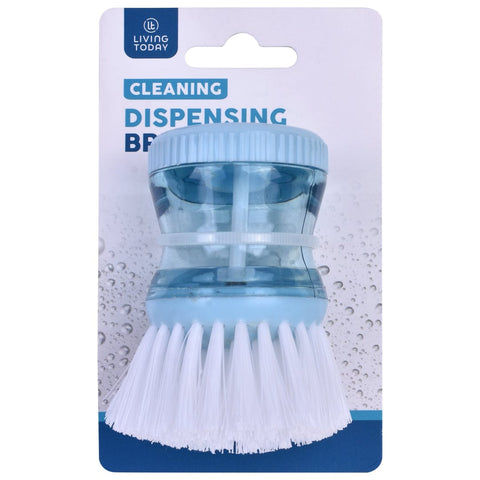 Soap Dispensing Kitchen Brush - Durable, Multi-use, 5.5 x 5.5 x 8.5cm - SuperSaverAU - view 1