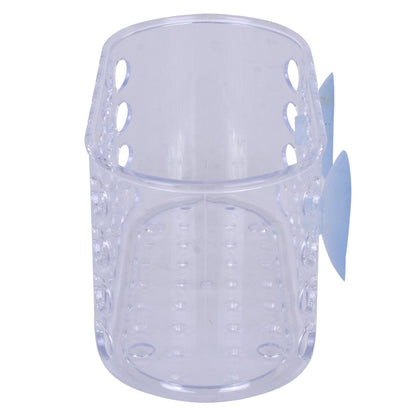 Small Shower Basket Soap Holder Kitchen Organizer with Suction Cups