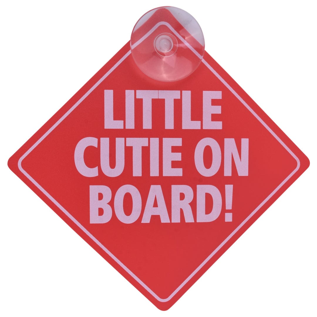 2 Pcs Baby On Board Car Safety Sign 13x13cm for Child Safety