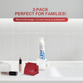 2Pcs Toothpaste Rolling Dispensers Squeezer, 6.5x5x4 cm, Non-Slip Base, Travel-Friendly - SuperSaverAU - view 1