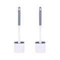 Premium Clevinger Toilet Brush Set – 2 Pack with Flexible Head