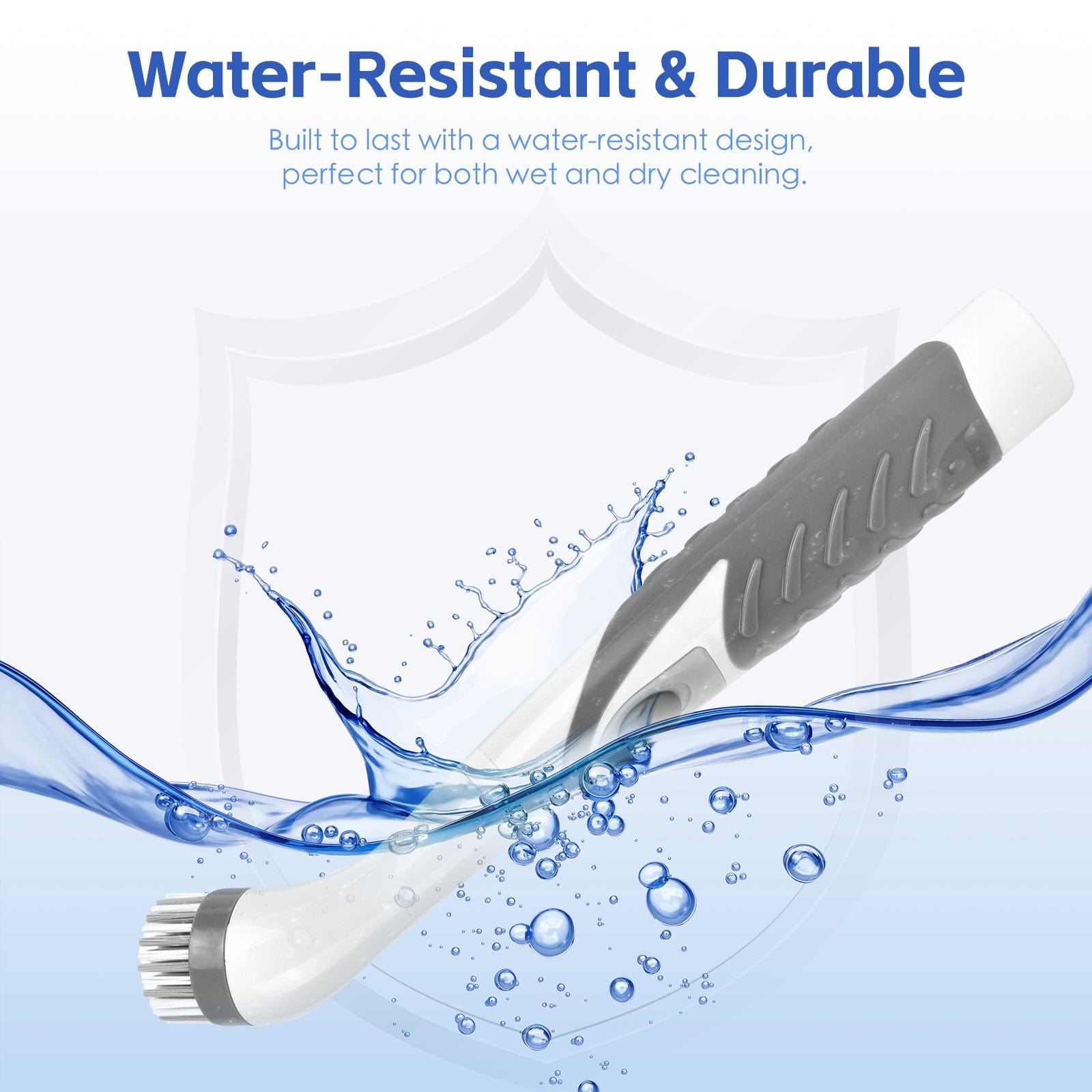 Premium Battery Operated Scrubber Brush with 4 Cleaning Heads
