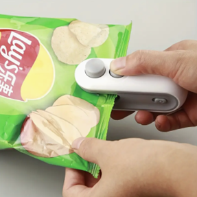 Tiny Sealer - Portable Vacuum Food Sealer with Built-in Cutter, 10cm x 3.6cm x 4cm - SuperSaverAU - view 2