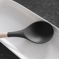 Eco-friendly Beechwood & Silicone Spoon 31 x 7 cm - Dishwasher Safe - SuperSaverAU - view 2