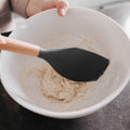 Eco-friendly Beechwood & Silicone Spatula 31 x 6 cm - Dishwasher Safe - SuperSaverAU - view 1
