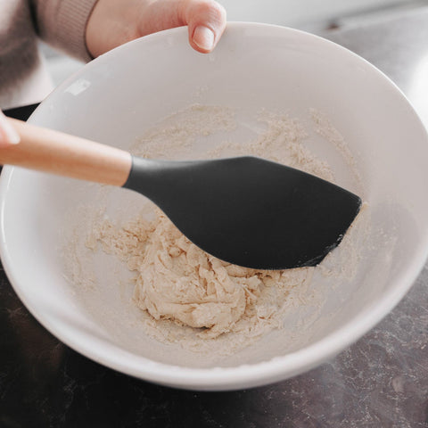 Eco-friendly Beechwood & Silicone Spatula 31 x 6 cm - Dishwasher Safe - SuperSaverAU - view 1