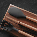 Eco-friendly Beechwood & Silicone Spatula 31 x 6 cm - Dishwasher Safe - SuperSaverAU - view 2