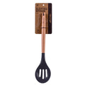 Eco-friendly Beechwood & Silicone Slotted Spoon 31 x 7 cm - Dishwasher Safe - SuperSaverAU - view 1