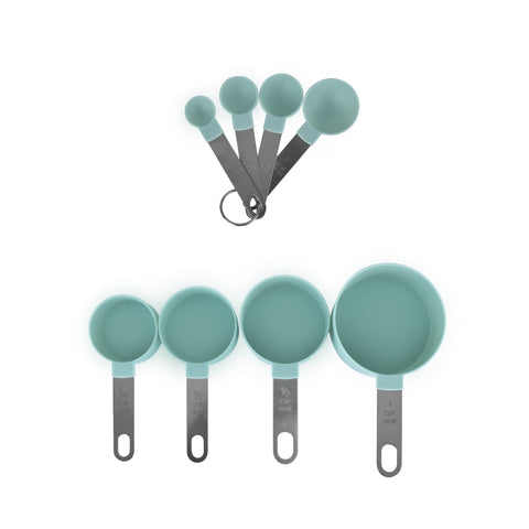 Stackable 4 Measuring Cup Set & 4 Spoon Set - Heat Resistant, Dishwasher Safe - SuperSaverAU - view 2