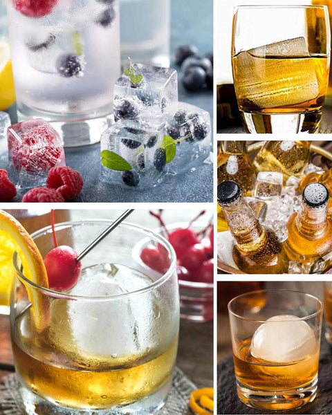 Easy Pop Silicone 6 Sphere Ice Cube Tray - 17x12x5 cm, Flexible, Durable - SuperSaverAU - view 2