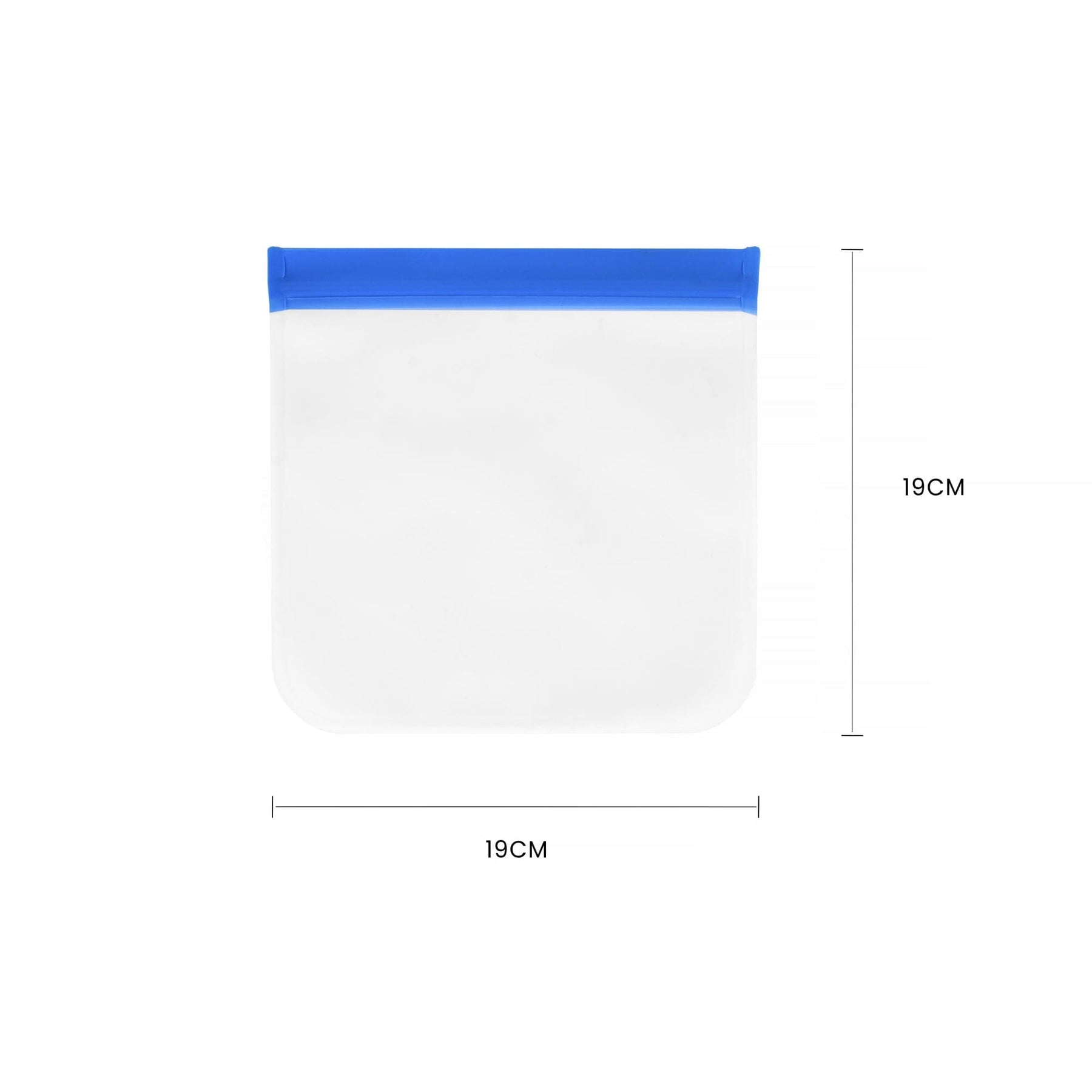Reusable Storage Bags - 5-Pack, Food Safe, BPA Free, Leak-Proof, 19x19cm - SuperSaverAU - view 2