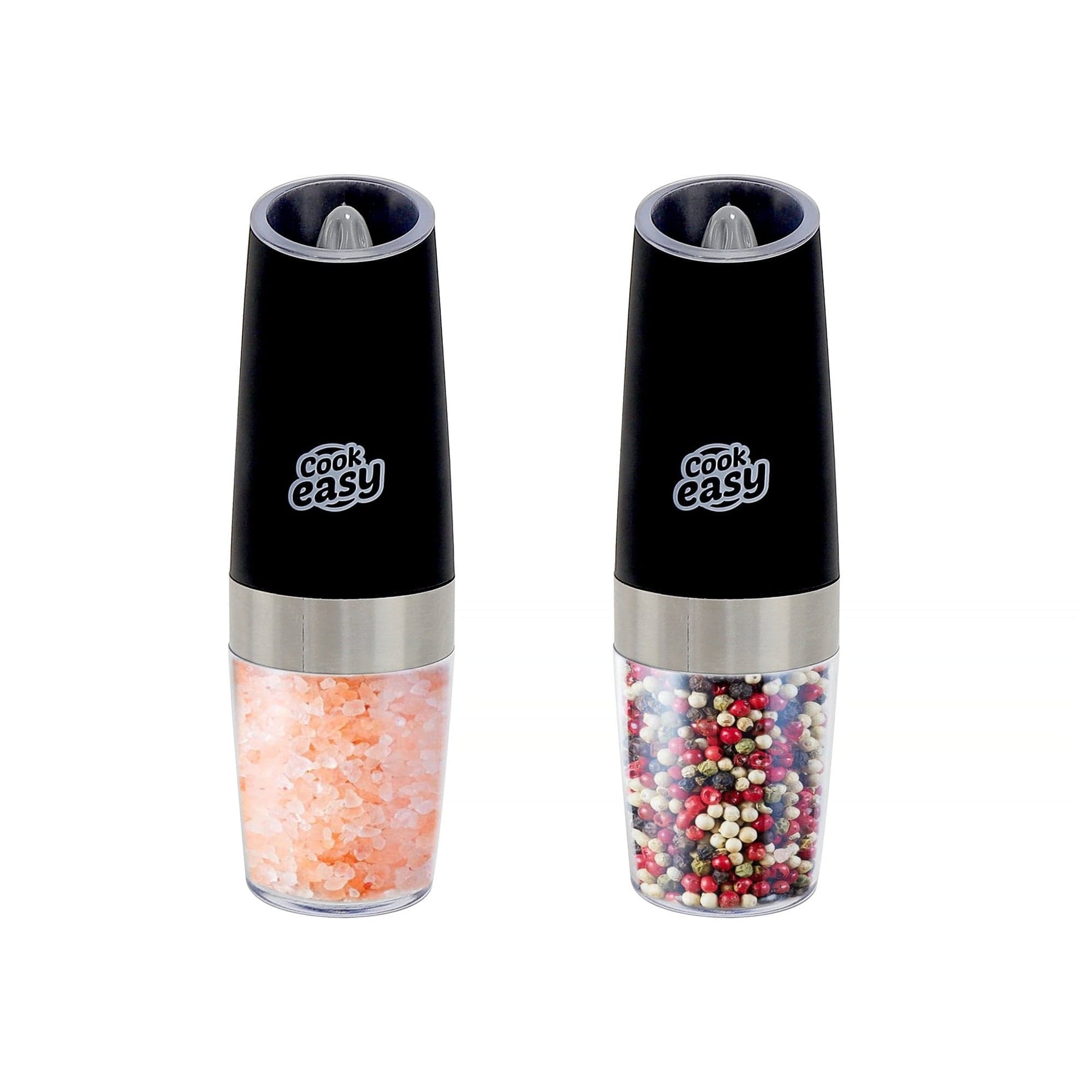 Premium Gravity Sensor Electric Salt & Pepper Grinder Set – 2 Piece