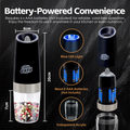 Premium Gravity Sensor Electric Salt & Pepper Grinder Set – 2 Piece