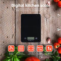 5KG Digital Glass Kitchen Scale with Tare Function, LCD Display, and Easy Touch Operation - SuperSaverAU - view 1