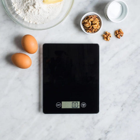 5KG Digital Glass Kitchen Scale with Tare Function, LCD Display, and Easy Touch Operation - SuperSaverAU - view 2