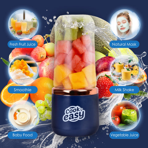 400ml USB-C Rechargeable Portable Juicer - Personal Blender - SuperSaverAU - view 2