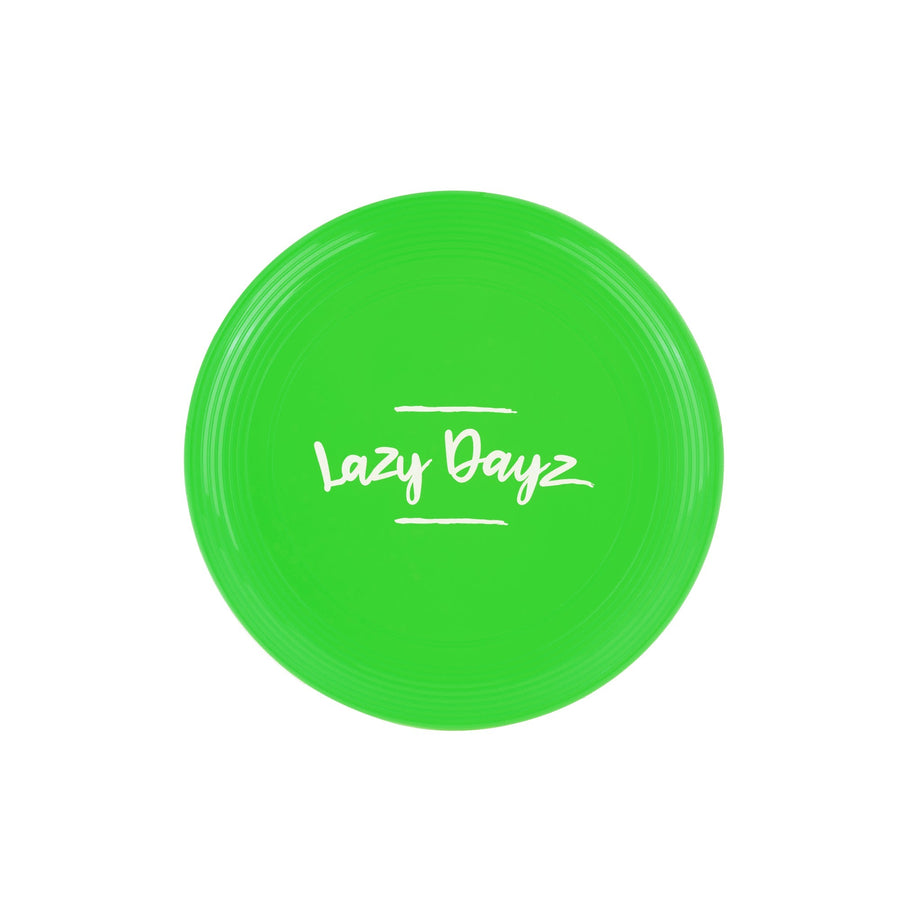 Lazy Dayz Jumbo Neon Beach Frisbee - Green 28cm with Easy-Grip Edge - SuperSaverAU - view 1