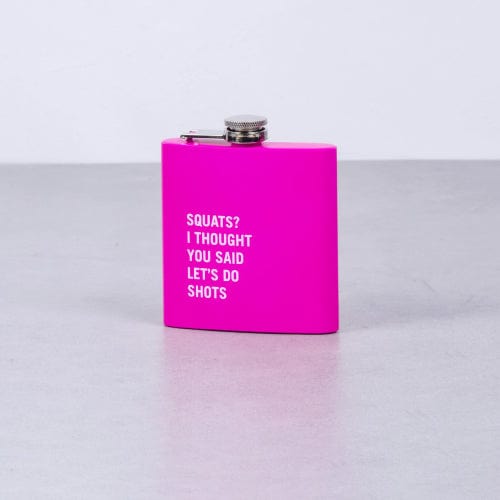 Premium Stainless Steel Hip Flasks – 175ml 2 Pack with Funny Quotes