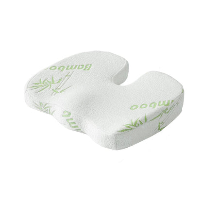 Memory Foam Seat & Lumbar Support Cushion Set - Ergonomic Back Relief