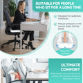 Memory Foam Seat & Lumbar Support Cushion Set - Ergonomic Back Relief - SuperSaverAU - view 3