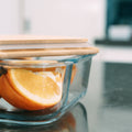 Premium Bamboo Lid Glass Food Containers – 700-800ml 6 Pack