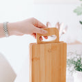 Bamboo 4 Piece Chopping Block Set with Display Stand, Eco-Friendly & Durable - SuperSaverAU - view 3