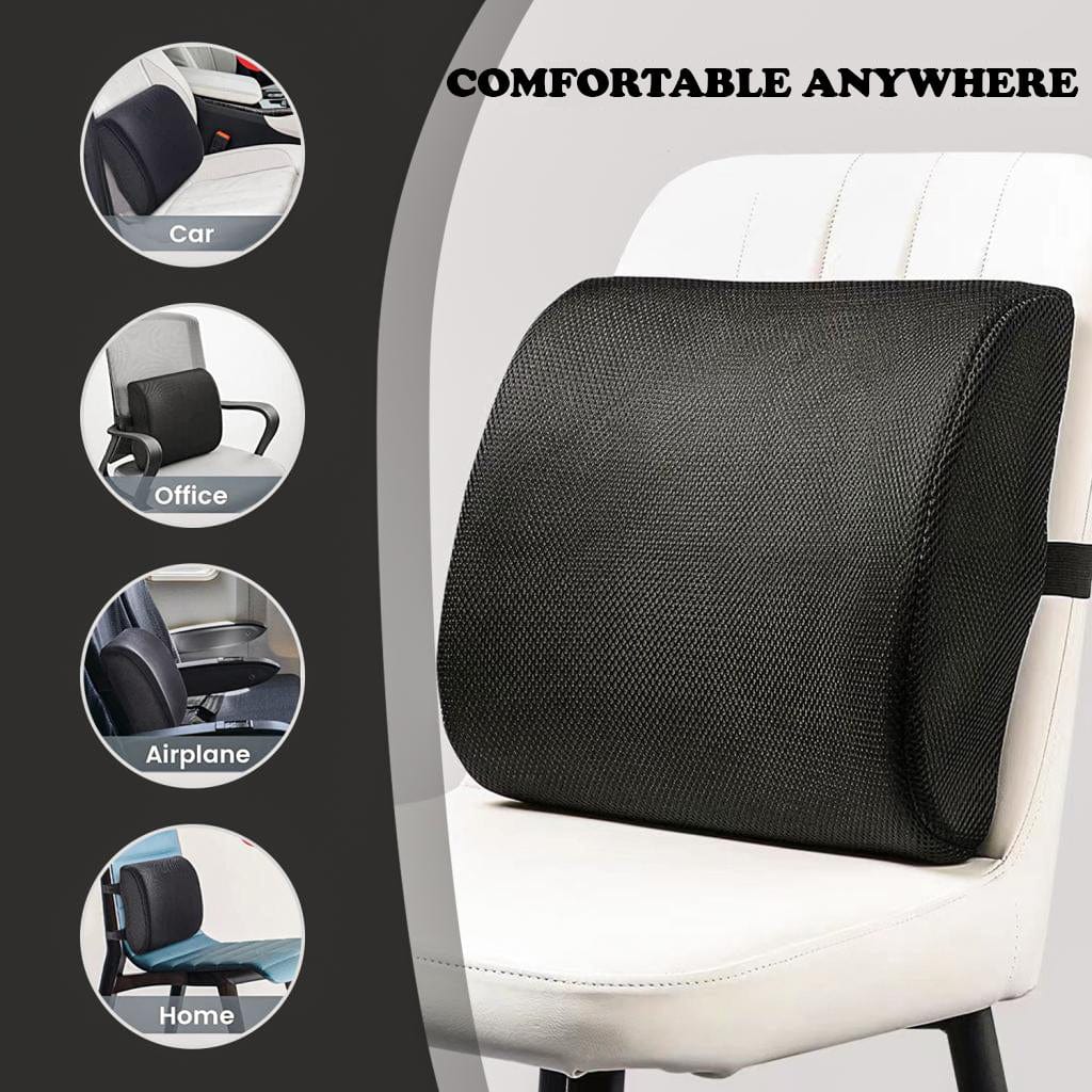 Premium Bamboo Memory Foam Lumbar Support Cushion - SuperSaverAU - view 5