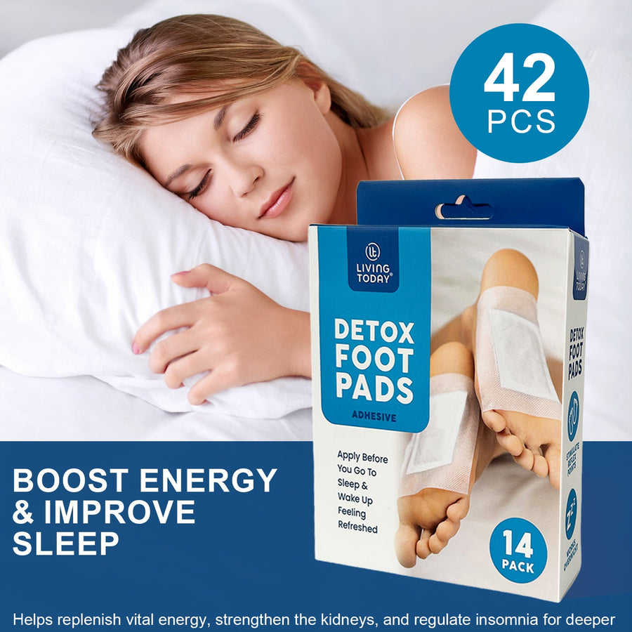 The Cleansing Detox Foot Pads 42 Pieces Overnight Herbal Foot Care Pack