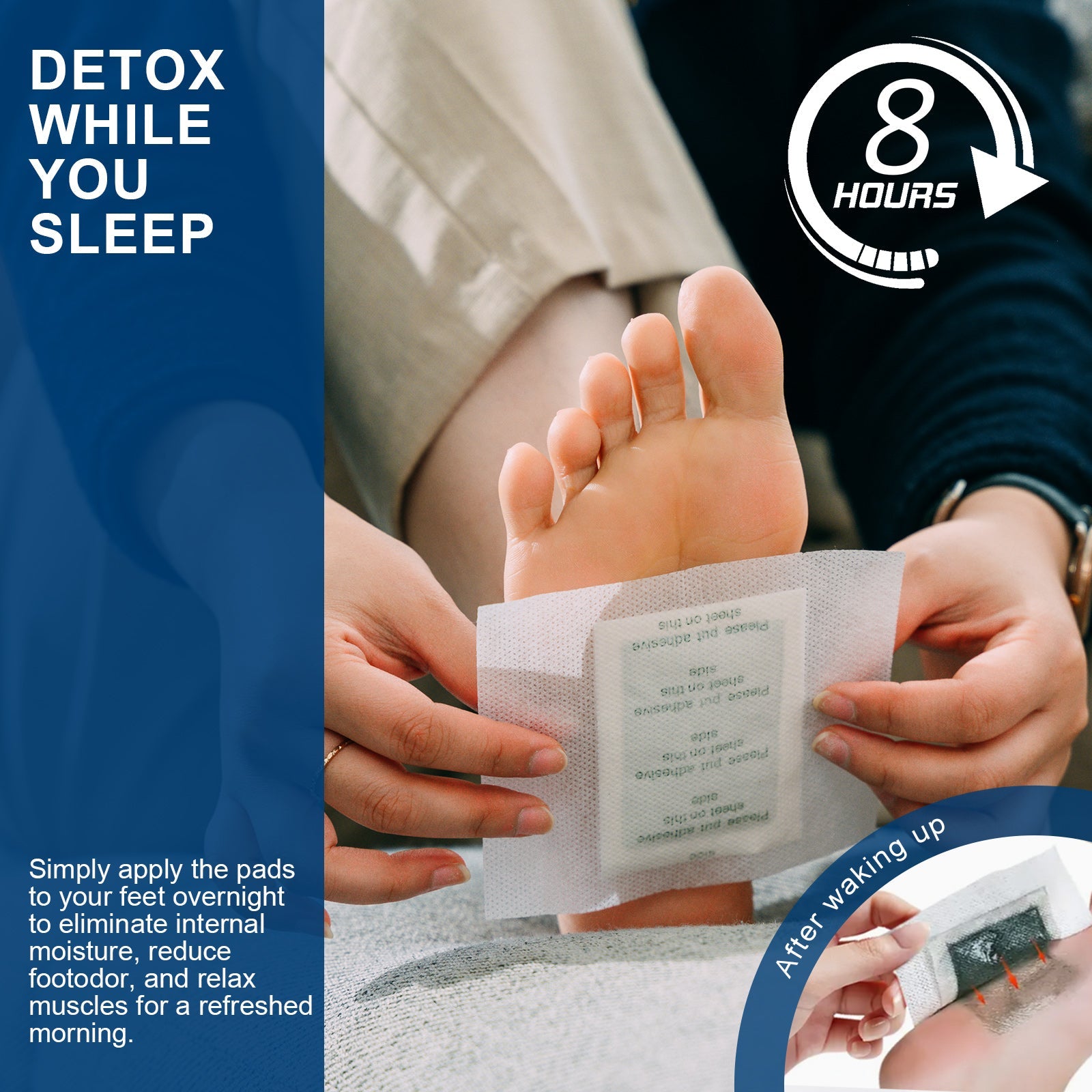 The Cleansing Detox Foot Pads 42 Pieces Overnight Herbal Foot Care Pack