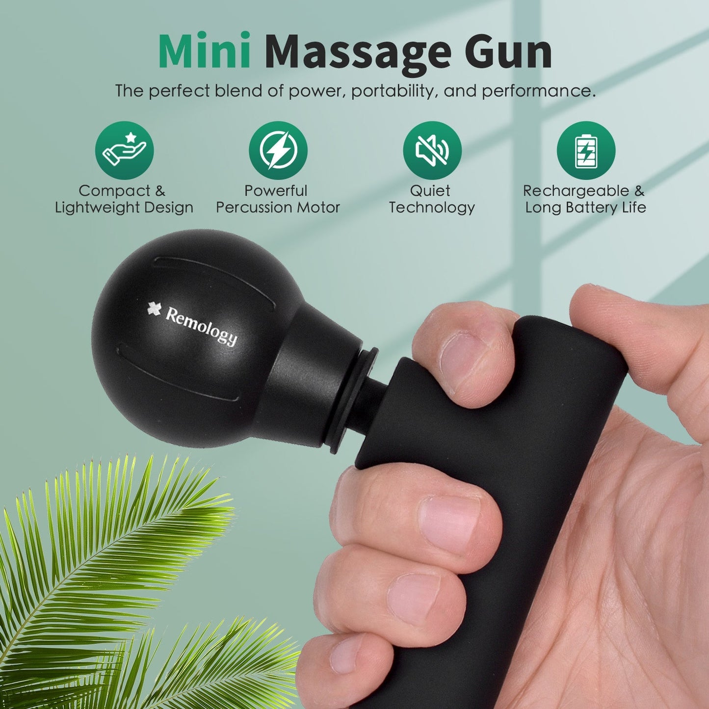Remology Mini Massage Gun - Portable Muscle Relief Device