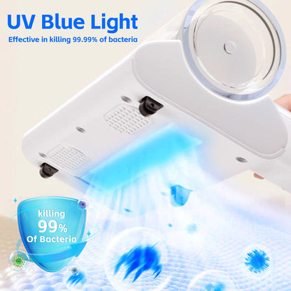 UV-C Cordless Dust Mite Vacuum - Handheld Sanitizing Cleaner