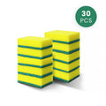 Premium Heavy-Duty Sponge Scourers – 30 Pack Cleaning Pads