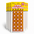 Premium 6 Card 8 Shot Ring Caps Refill Pack 684 Toy Cap Gun Shots