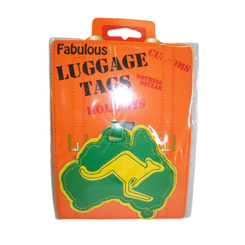 Kangaroo Bag and Luggage Tag - Sturdy Vinyl, Clear ID Pocket, 10 cm x 15 cm - SuperSaverAU - view 2