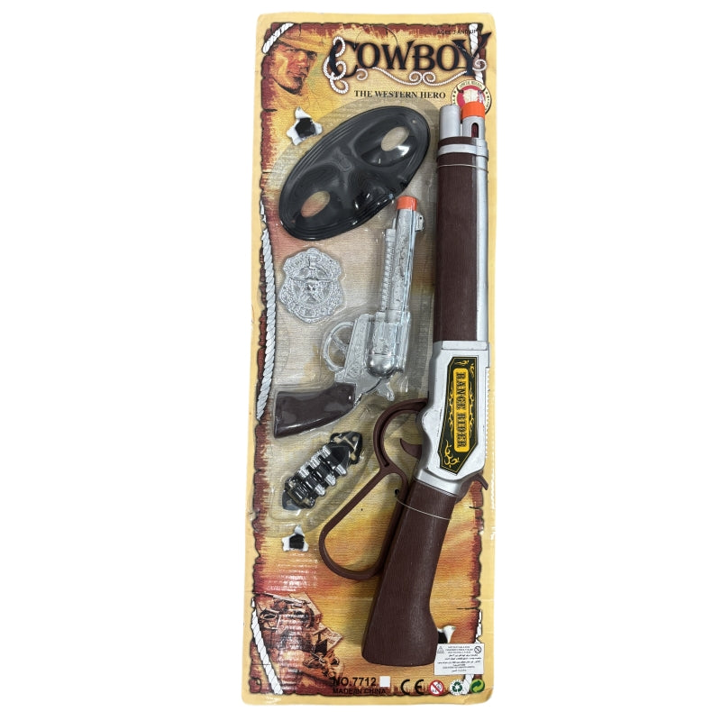 Western Cowboy Toy Gun Play Set - Realistic Fun