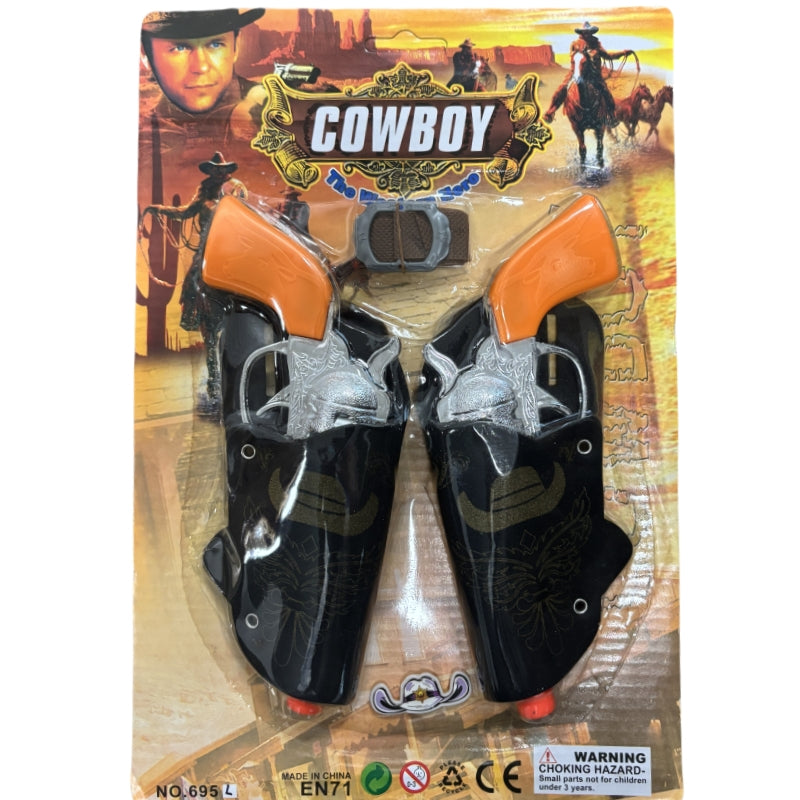 Cowboy Gun & Holster Play Set - Realistic Design