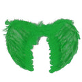 Large Feather Angel Wings - 55x40cm - Assorted Colours: Blue, Red, White, Black, Purple, Green, Light Pink, Hot Pink - SuperSaverAU - view 3