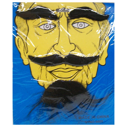 Party Mustache, Eyebrows, and Beard Set