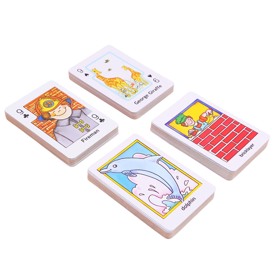 Crazy Eight Educational Card Games Set - Hearts, Old Maid, Fish - SuperSaverAU - view 1