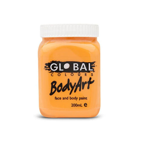 Global Colours BodyArt Face and Body Paint 200ml - Deep Green, Eco-Friendly, Quick Drying - SuperSaverAU - view 2