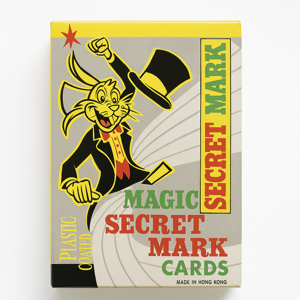 Premium Magic Secret Marked Playing Cards Plastic Coated Poker Size