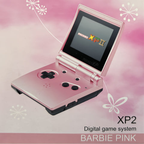 Premium Pocket XP 2 Pink Handheld Retro Game Console Built In Classic Games
