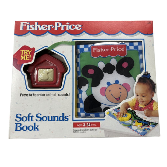 Fisher-Price Soft Sounds Animal Book for Babies