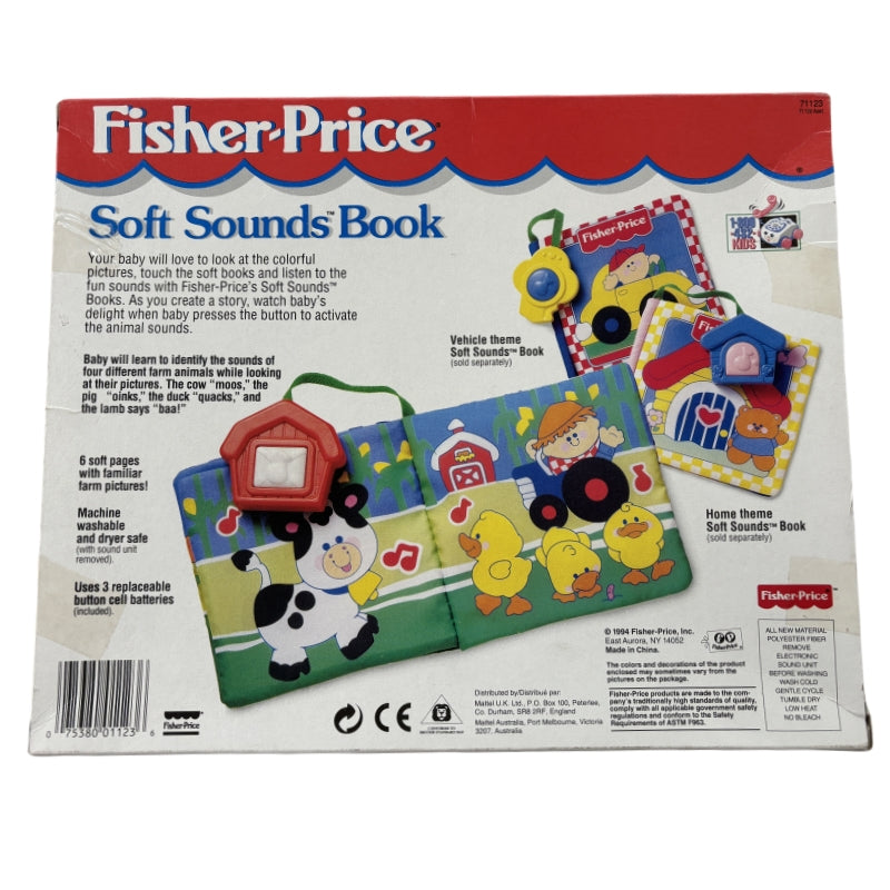 Fisher-Price Soft Sounds Animal Book for Babies
