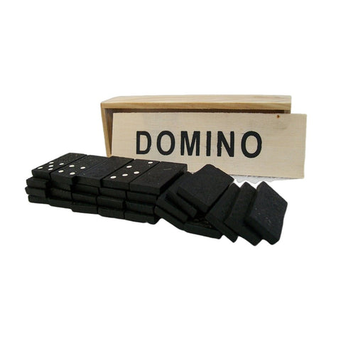 Wooden Dominos Set - 3 Durable Classic Sets for Family Game Night Fun - SuperSaverAU - view 1