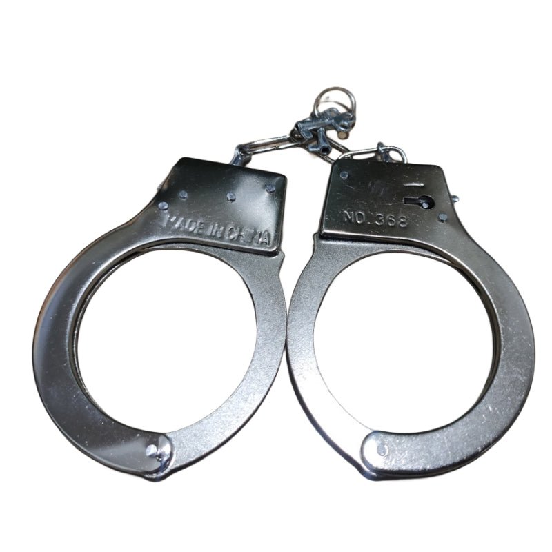 Metal Handcuffs with Keys - Durable Design for Security - SuperSaverAU - view 2